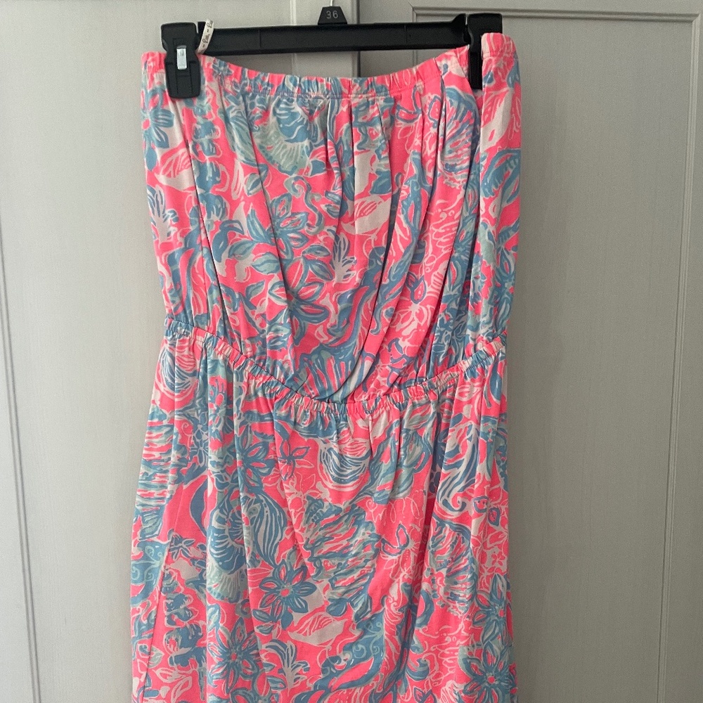 Lilly Pulitzer Windsor Strapless Jersey Dress Size